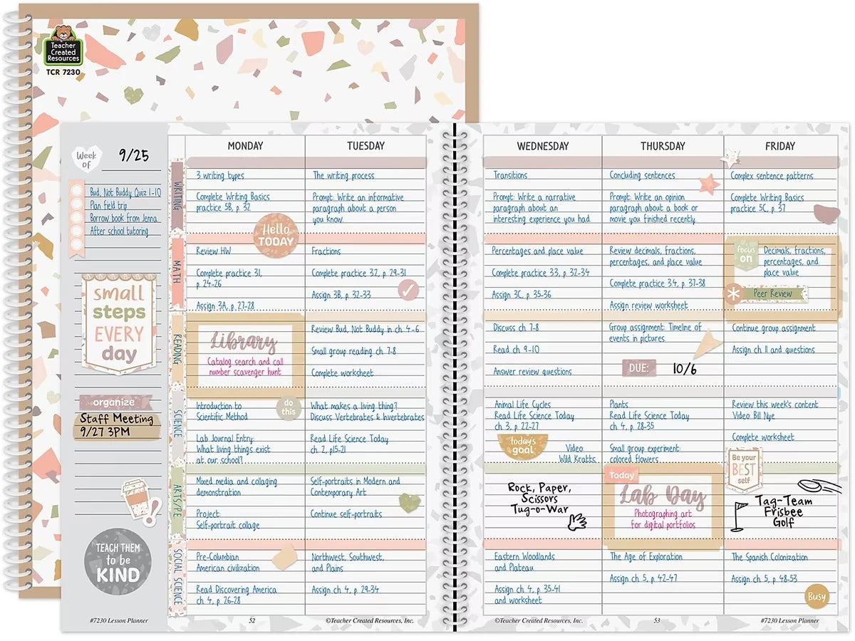 Terrazzo Tones Lesson Plan Book - US 4446
