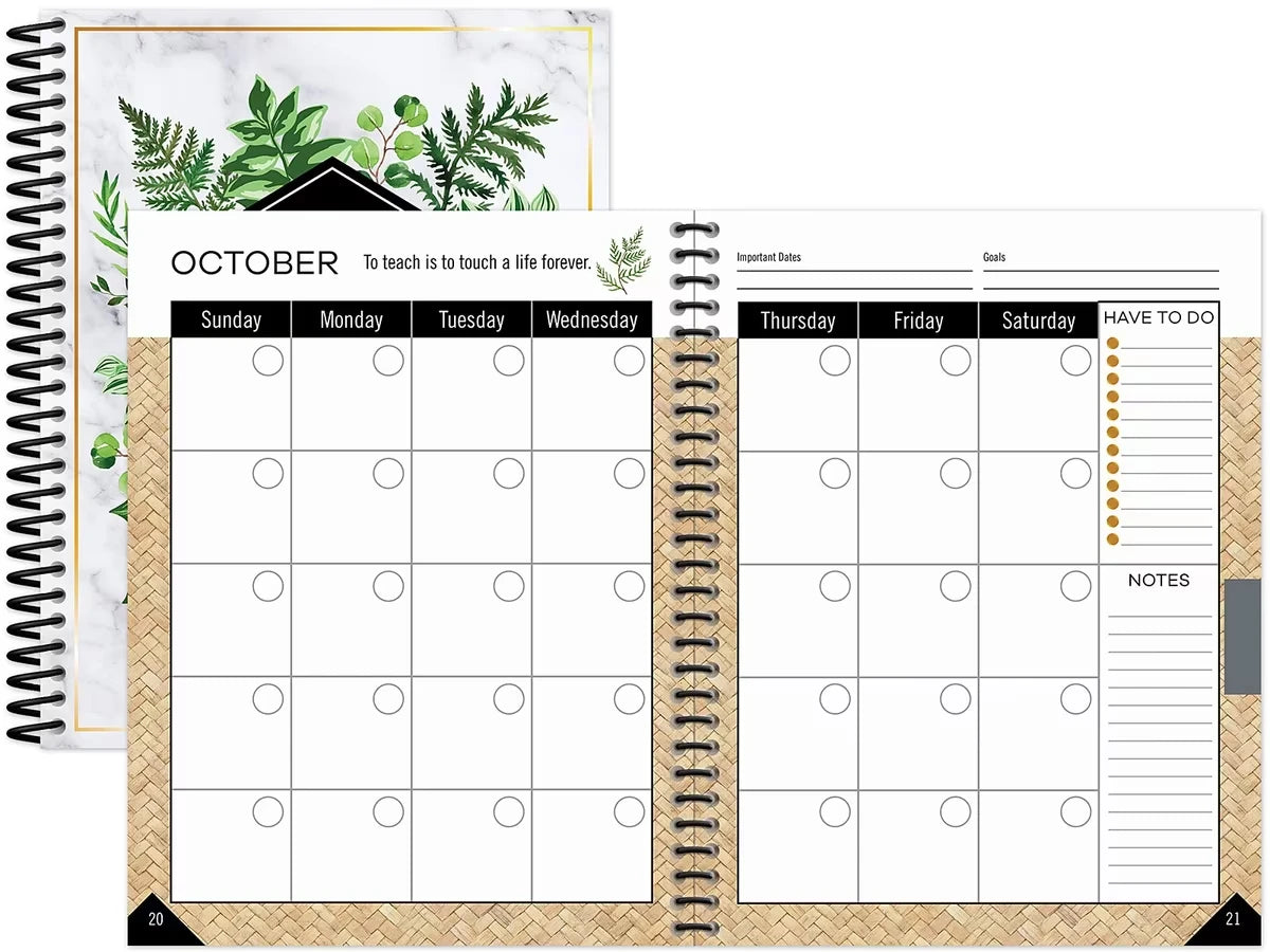Simply Boho Lesson Plan & Record Book - US 6674
