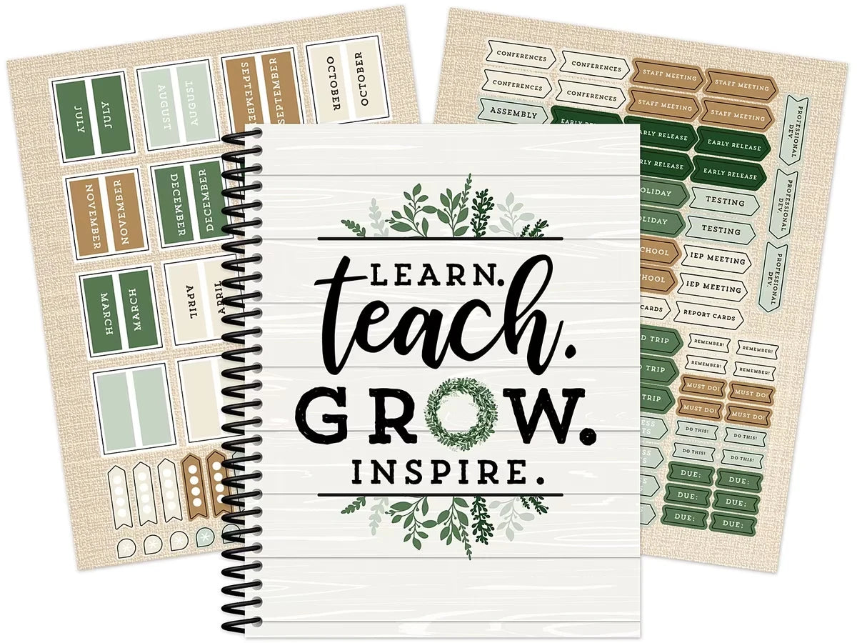 Farmhouse Lesson Plan Book - US 6595