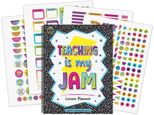 Brights 4Ever Teaching Is My Jam Lesson Plan Book - US 8099