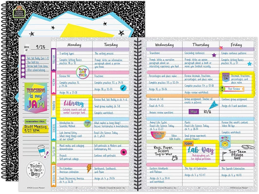 Brights 4Ever Teaching Is My Jam Lesson Plan Book - US 8099