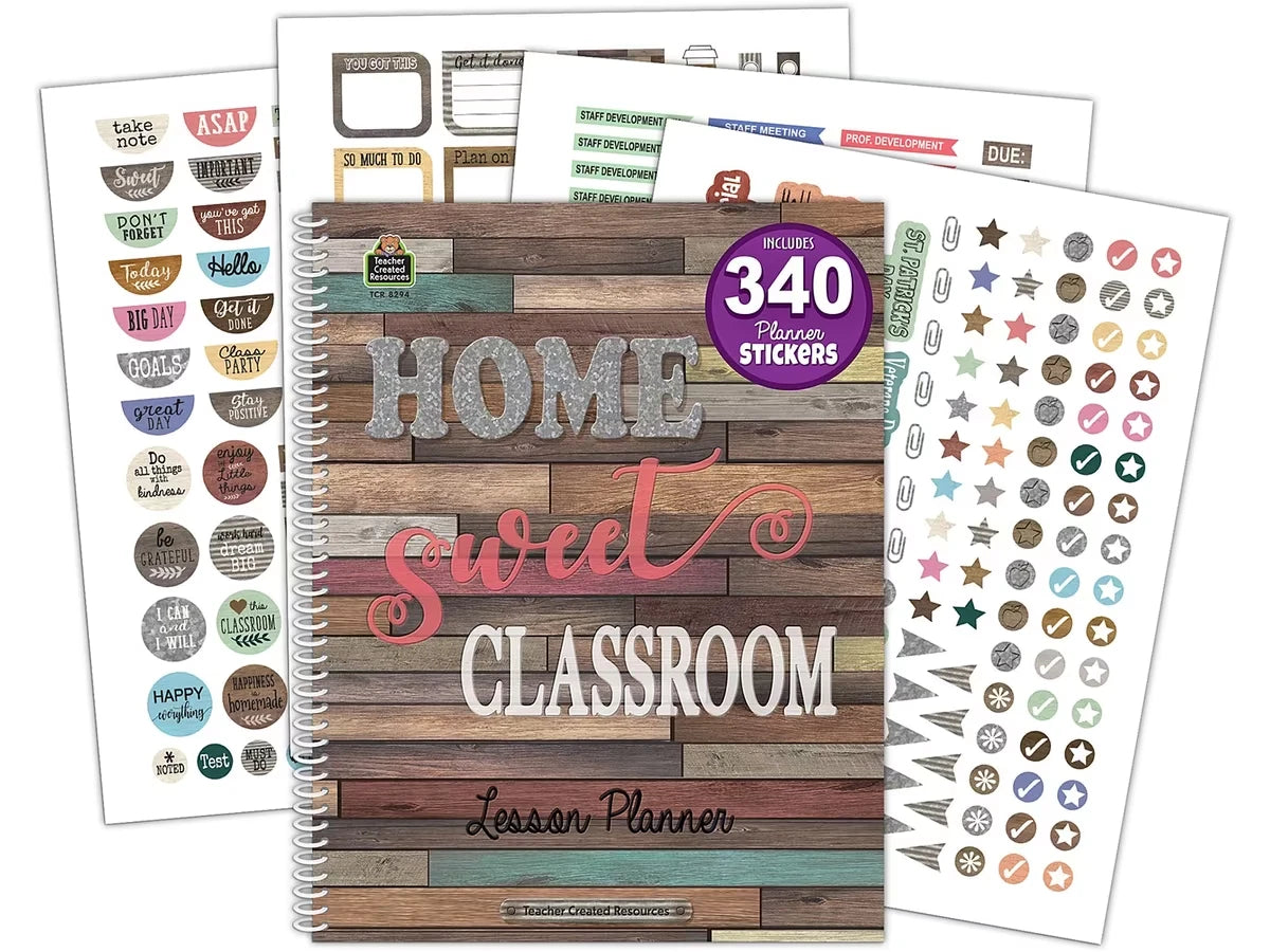 Home Sweet Classroom Lesson Plan Book - US 9685