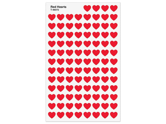 Red Heart Mini Stickers - US 9425