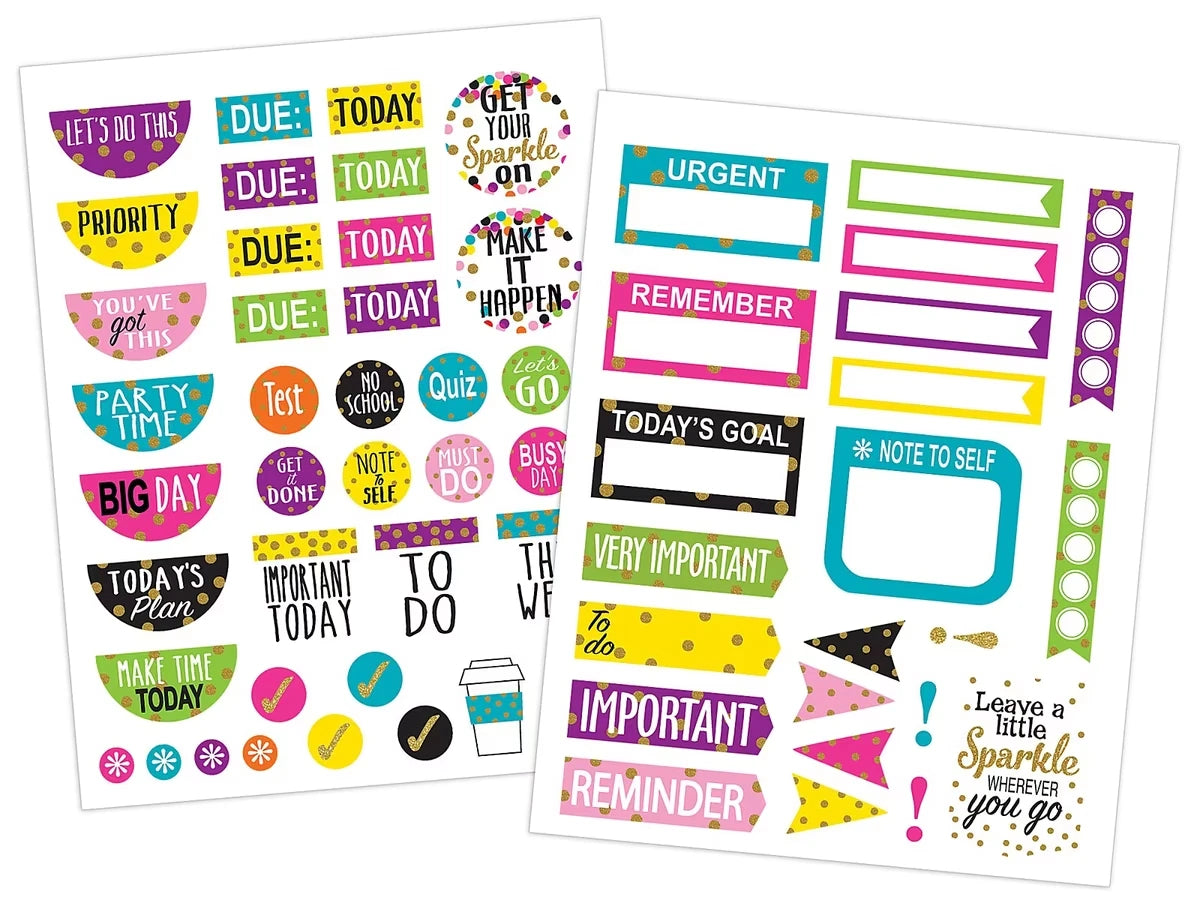 Confetti Planner Stickers - US 7415