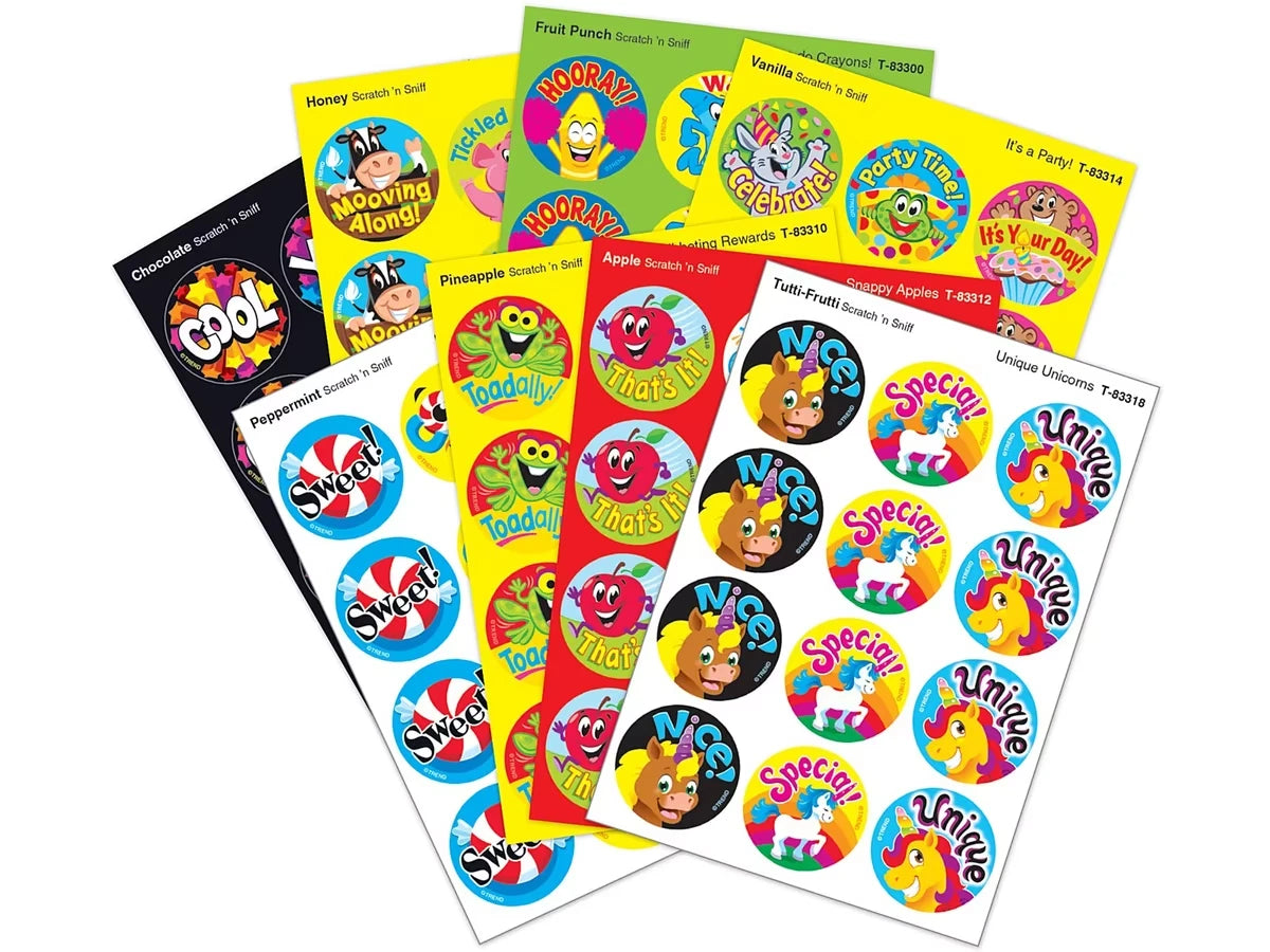 Pep Talk Scented Motivational Stickers - Variety Pack - US 7632