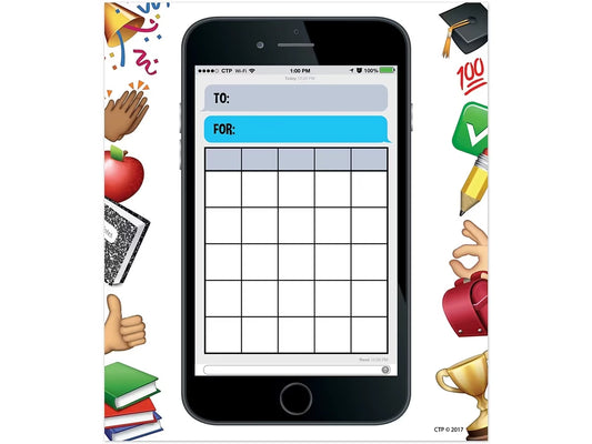 Emoji Fun Smartphone Mini Incentive Charts - US 5335