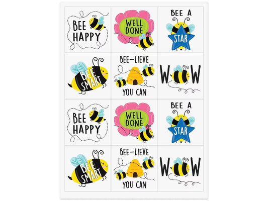 Busy Bees Motivational Stickers - US 7146