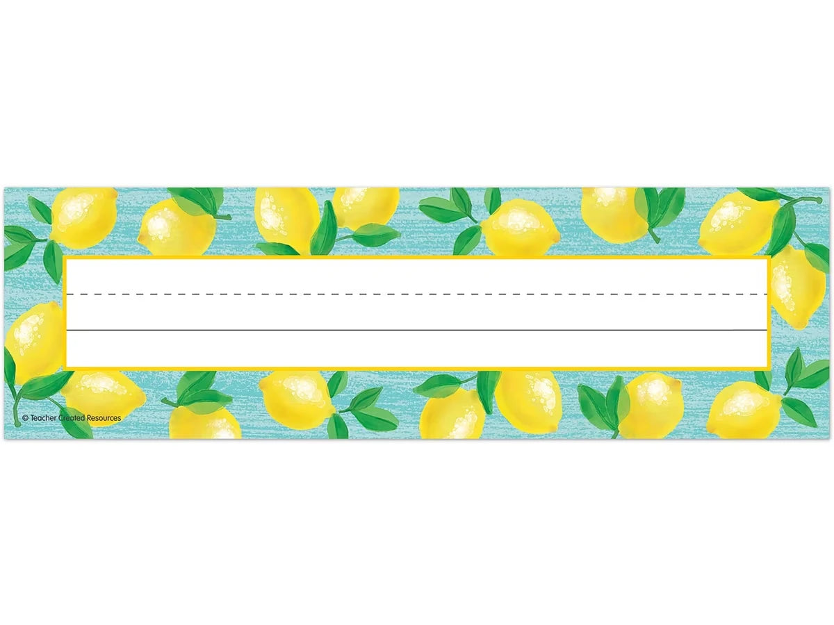 Lemon Zest Nameplates - US 4043