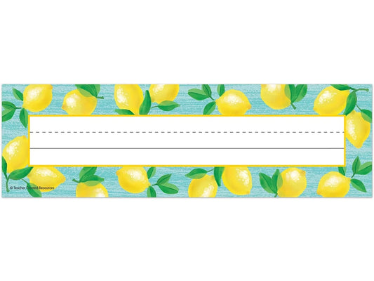 Lemon Zest Nameplates - US 4043