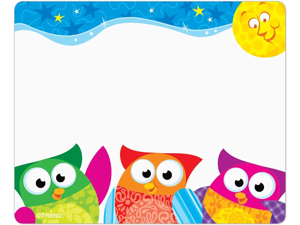 Owl-Stars!® Name Tags - US 3037