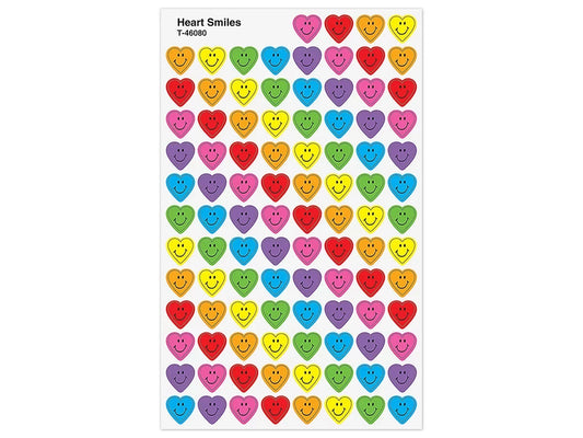 Smiling Heart Mini Stickers - Value Pack - US 9805