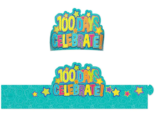 Color My World 100th Day of School Crowns - US 6927