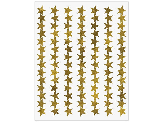 Gold Star Mini Stickers - US 8275