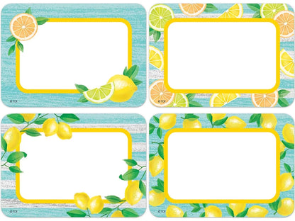 Lemon Zest Name Tags - Variety Pack - US 7201