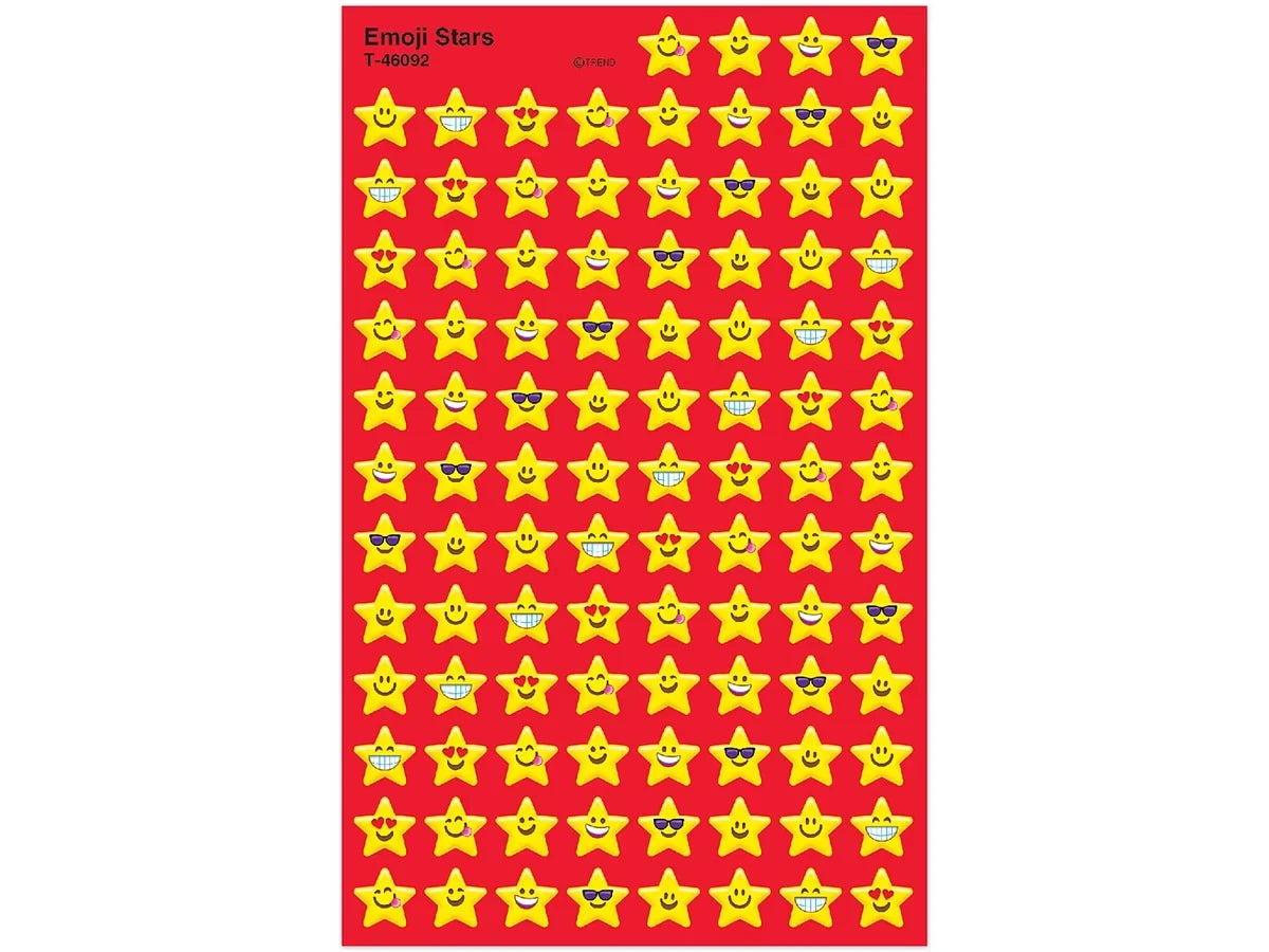 Emoji Star Mini Stickers - US 3017