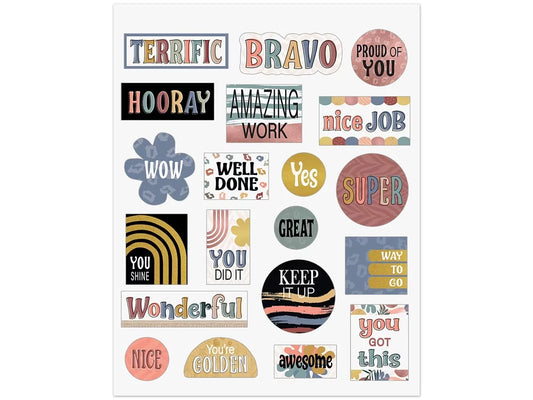 Wonderfully Wild Motivational Stickers - US 5967