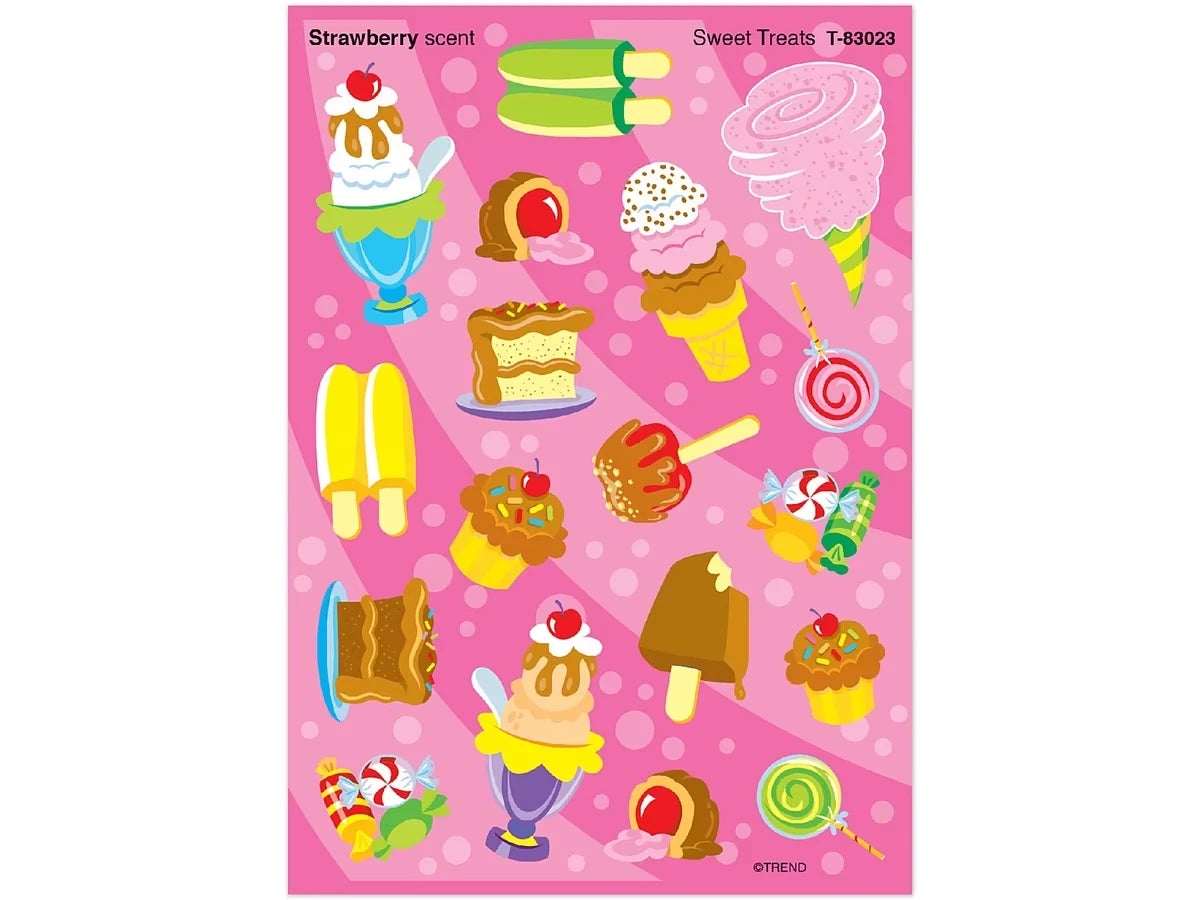Sweet Treat Strawberry-Scented Stickers - US 6237