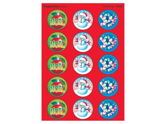 Christmas Peppermint-Scented Stickers - US 4214