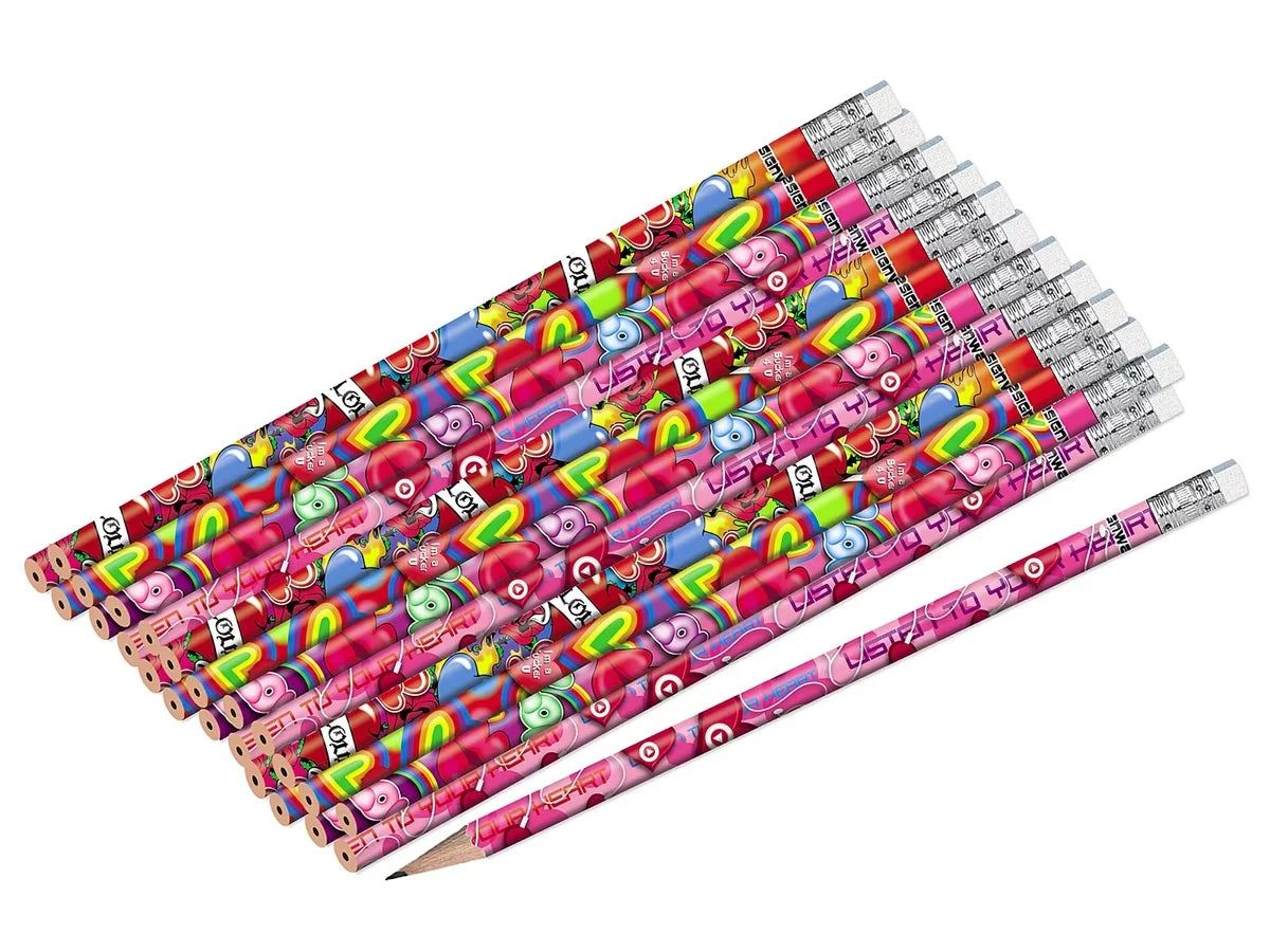 Heart Pencils - Set of 24 - US 2748