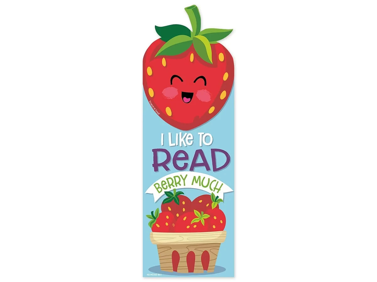 Strawberry-Scented Bookmarks - US 8294