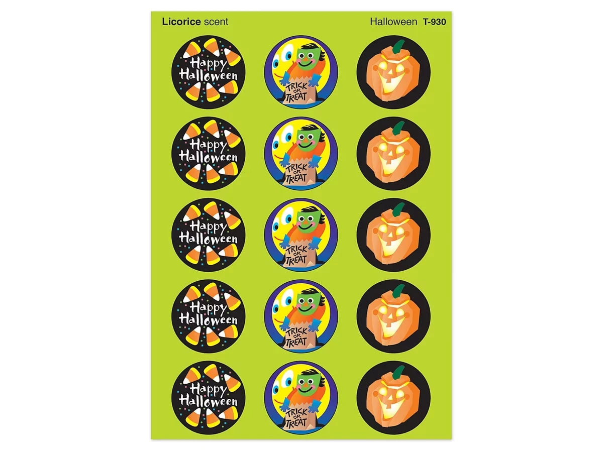 Halloween Licorice-Scented Stickers - US 8186