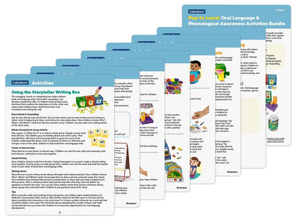 Play to Learn! Oral Language & Phonological Awareness Activities Bundle - US 9521