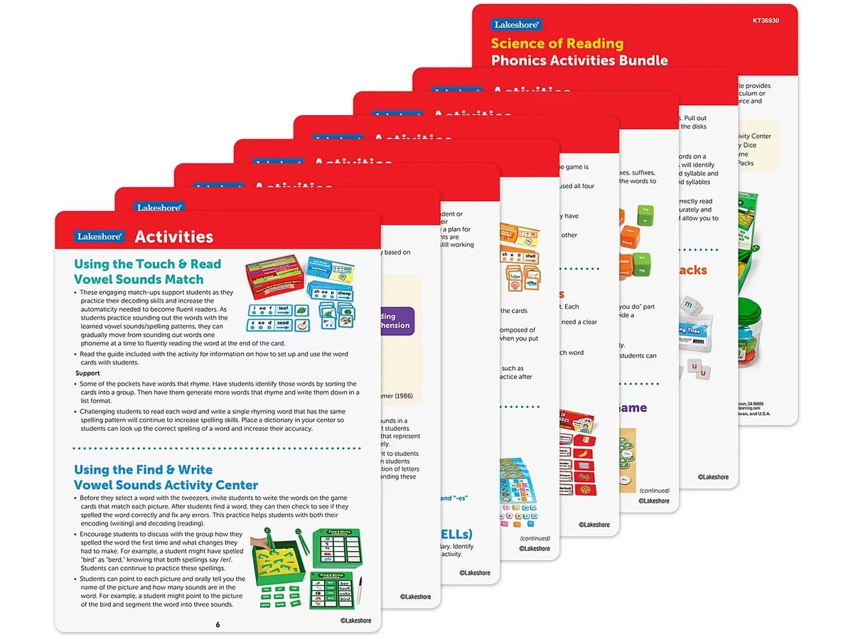 Science of Reading Phonics Activities Bundle - Gr. 2-3 - US 7483