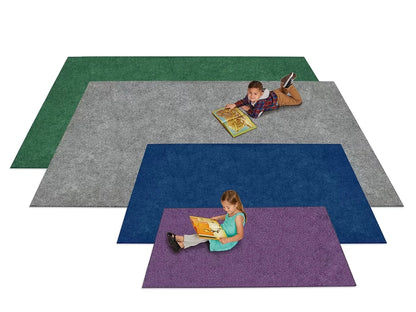 Comfy Rectangular Classroom Carpets - US 9721