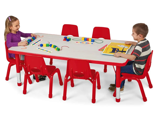 Kids Colors™ Adjustable Rectangular Tables - US 9201