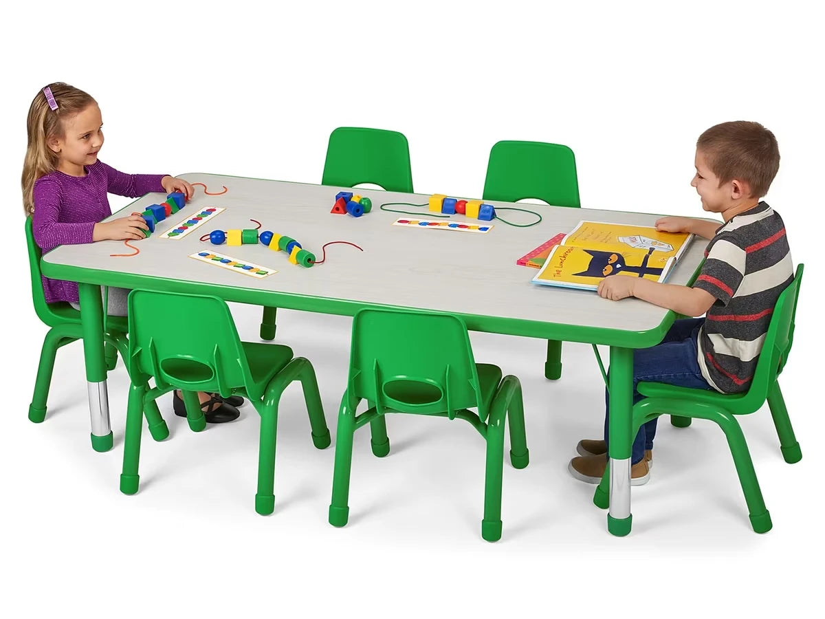 Kids Colors™ Adjustable Rectangular Tables - US 9201