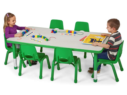 Kids Colors™ Adjustable Rectangular Tables - US 9201