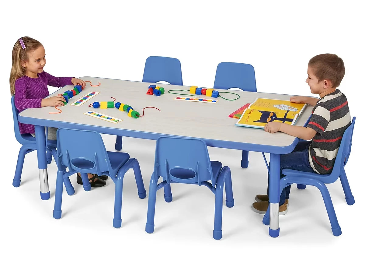 Kids Colors™ Adjustable Rectangular Tables - US 9201