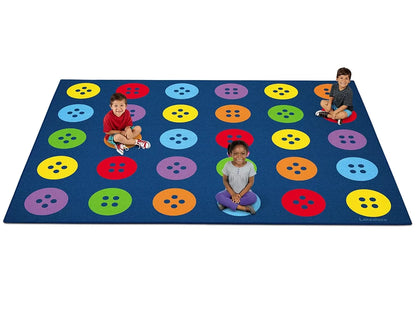 Colorful Buttons Seating Carpets - US 5315