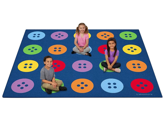 Colorful Buttons Seating Carpets - US 5315