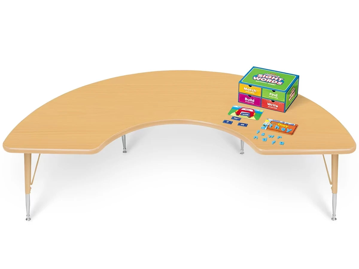 Natural Adjustable Group Tables - US 9475