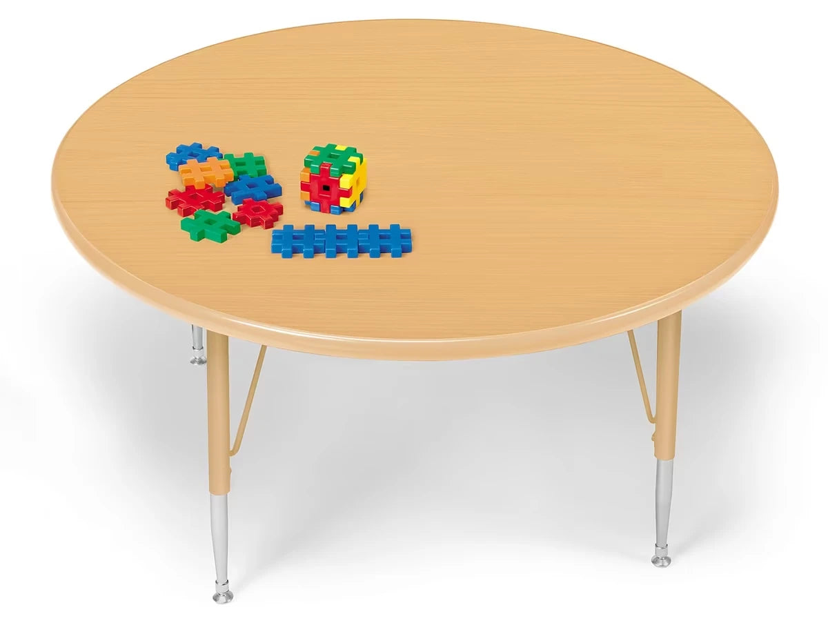 Natural Adjustable Round Tables - US 5753