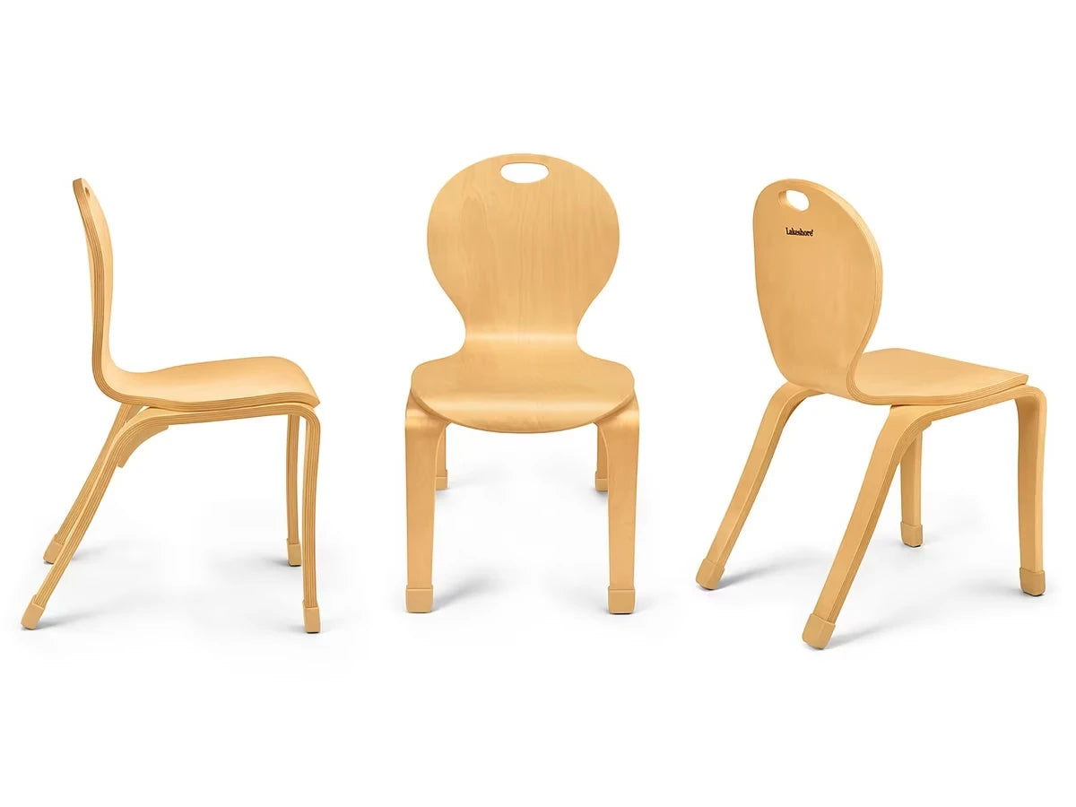 Classic Birch Classroom Stacking Chairs - US 5751