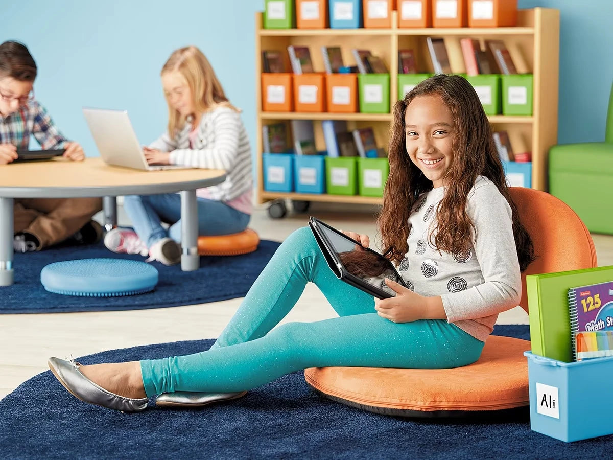 Flex-Space Washable Comfy Floor Seat - Blue at Lakeshore Learning - US 1385