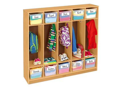 Classic Birch Coat Lockers for 10 - US 4358