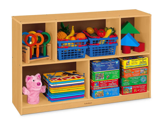 Classic Birch Preschool Storage Unit - US 6925