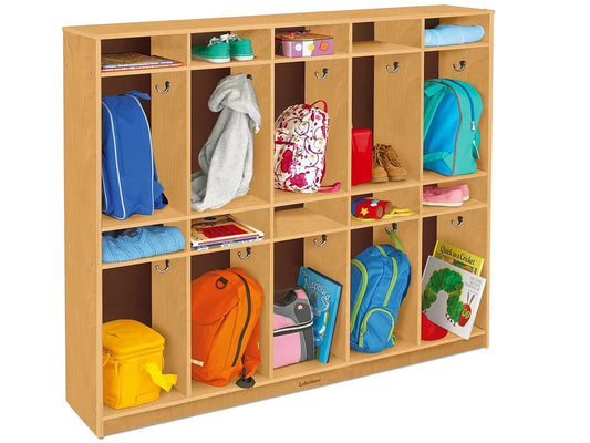 Classic Birch Individual Coat Lockers for 10 - US 7395