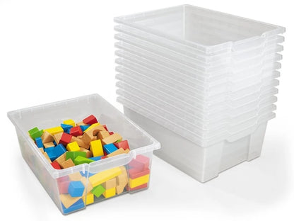 Classic Birch Big Bins See-Inside Storage Unit - 12 Cubby - US 3077
