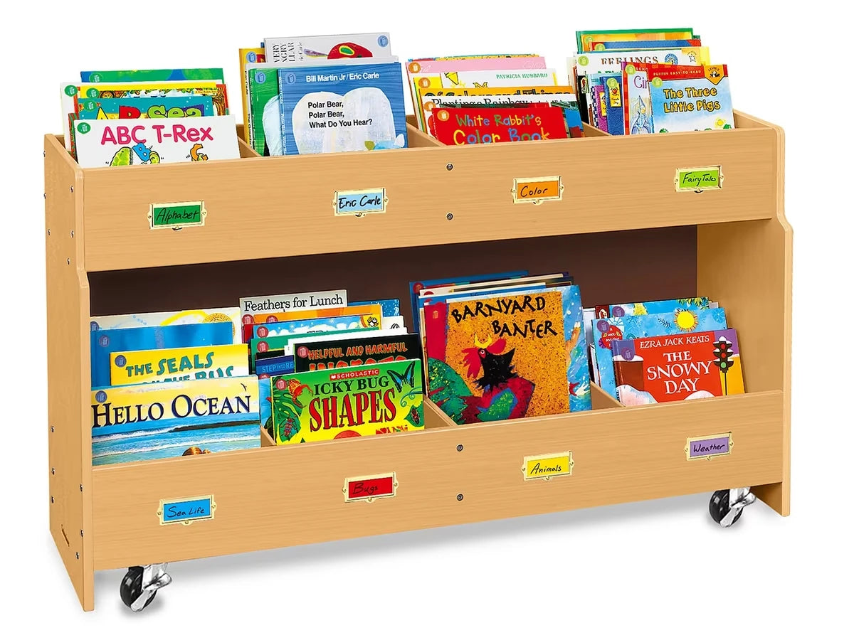 Classic Birch Mobile Book Organizer - US 1091