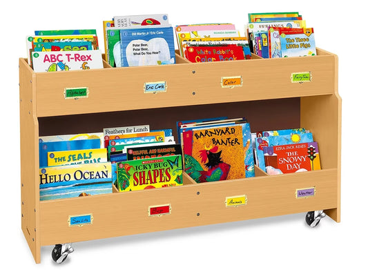 Classic Birch Mobile Book Organizer - US 1091