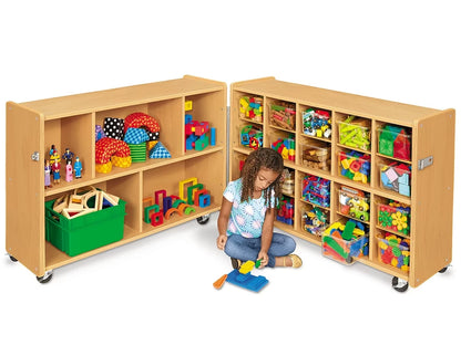 Heavy-Duty Fold & Roll Cubby Unit - US 4846