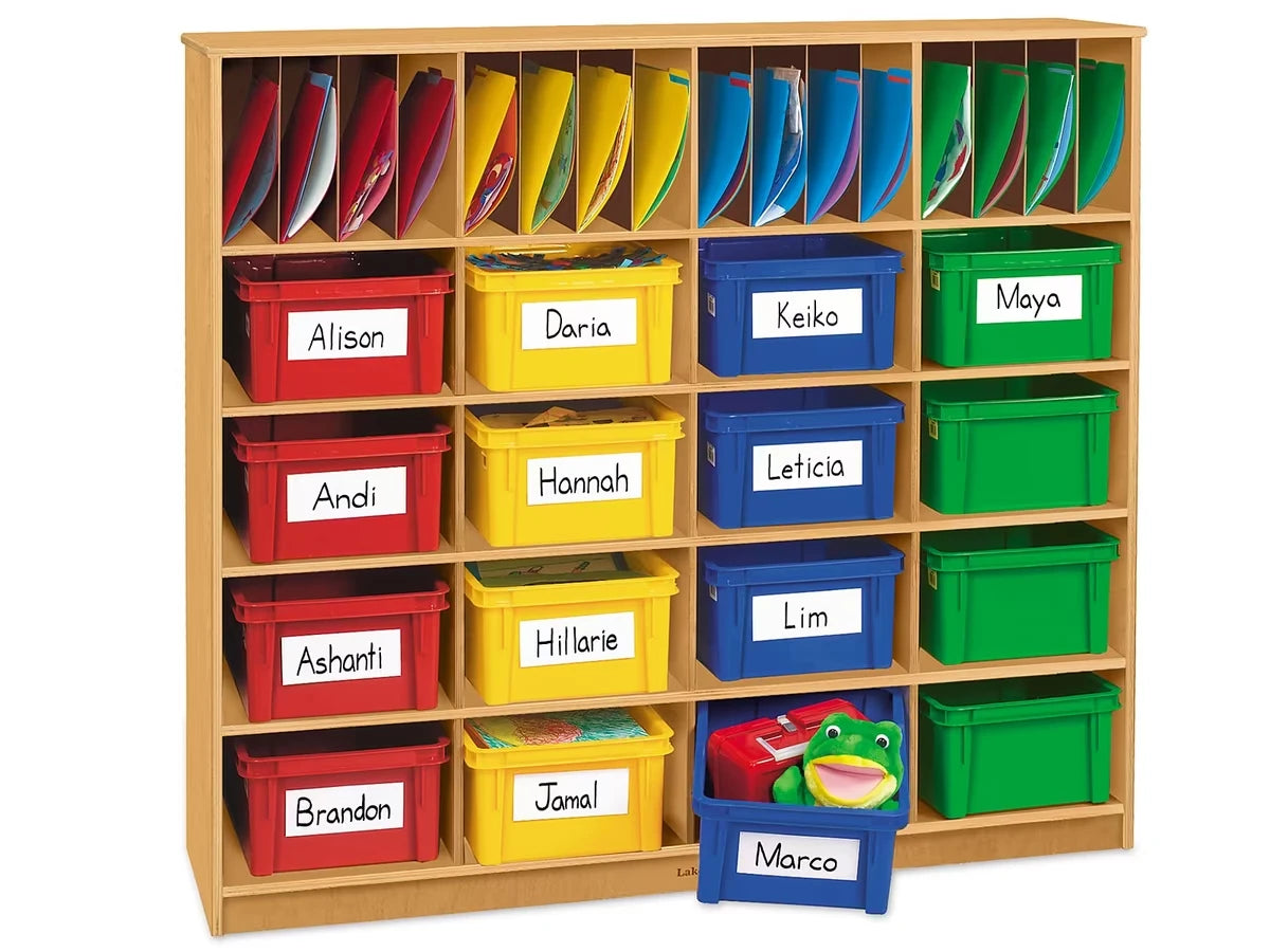 Classic Birch Classroom Communication & Storage Center - US 5914