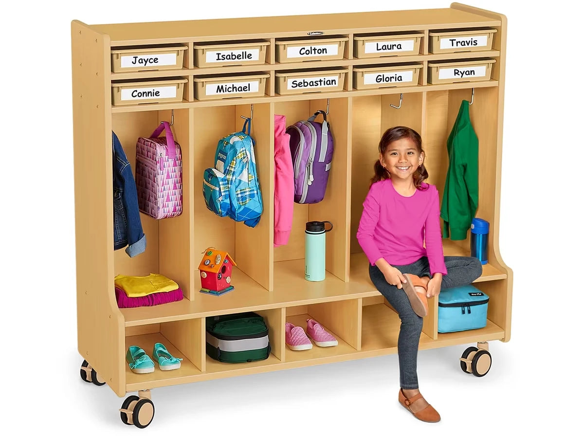 Flex-Space Jr.® Mobile Coat Lockers for 10 - US 4328