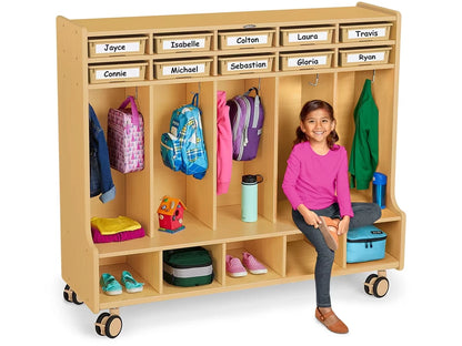 Flex-Space Jr.® Mobile Coat Lockers for 10 - US 4328