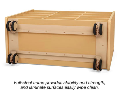 Flex-Space Jr.® Mobile Big Bin Storage Unit - US 5806