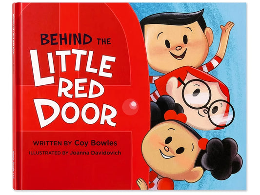 Behind the Little Red Door Hardcover Book - US 3357
